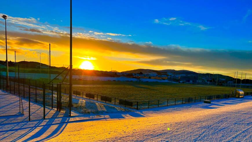 Snowy morning at the club